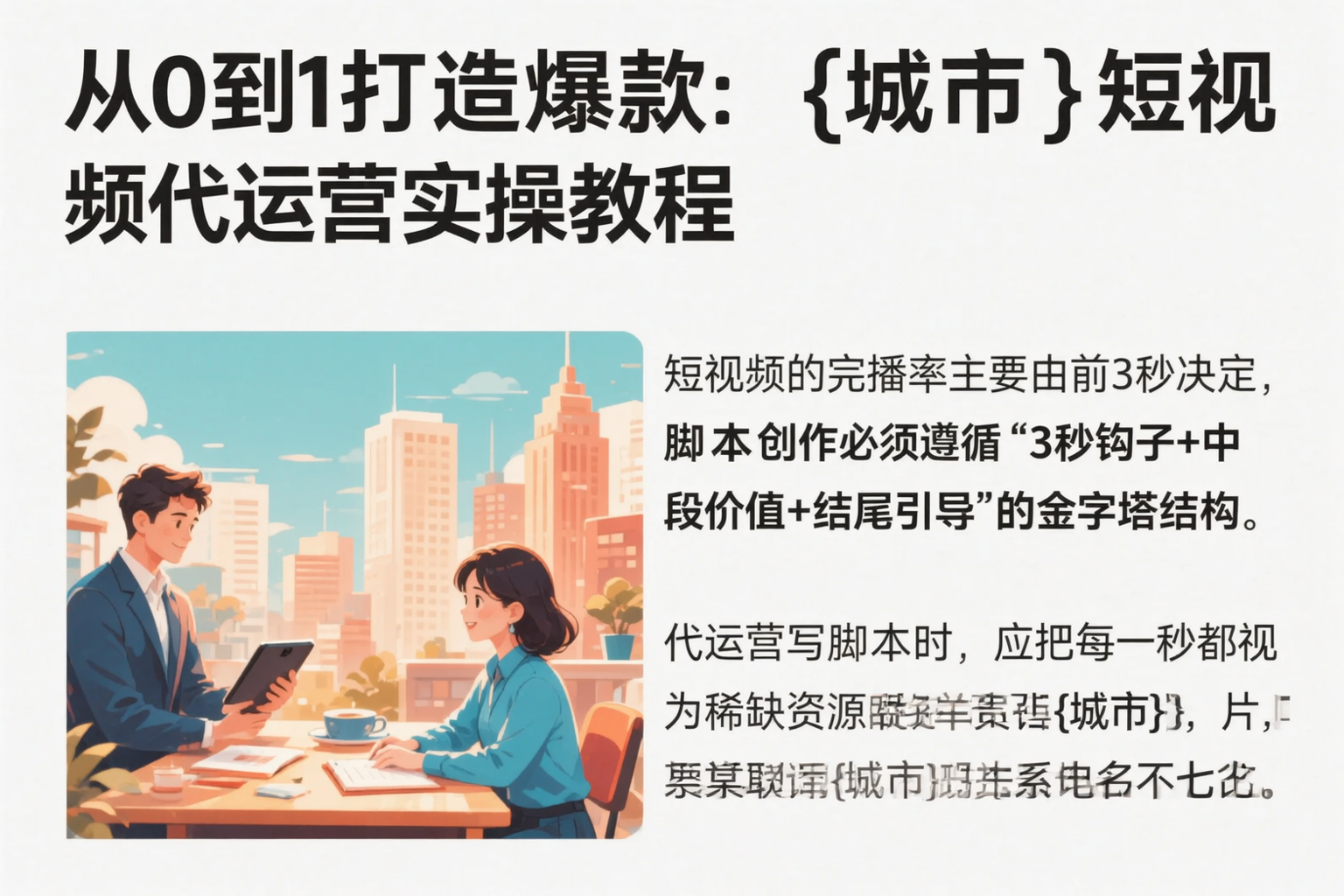 从0到1打造爆款:武威短视频代运营实操教程