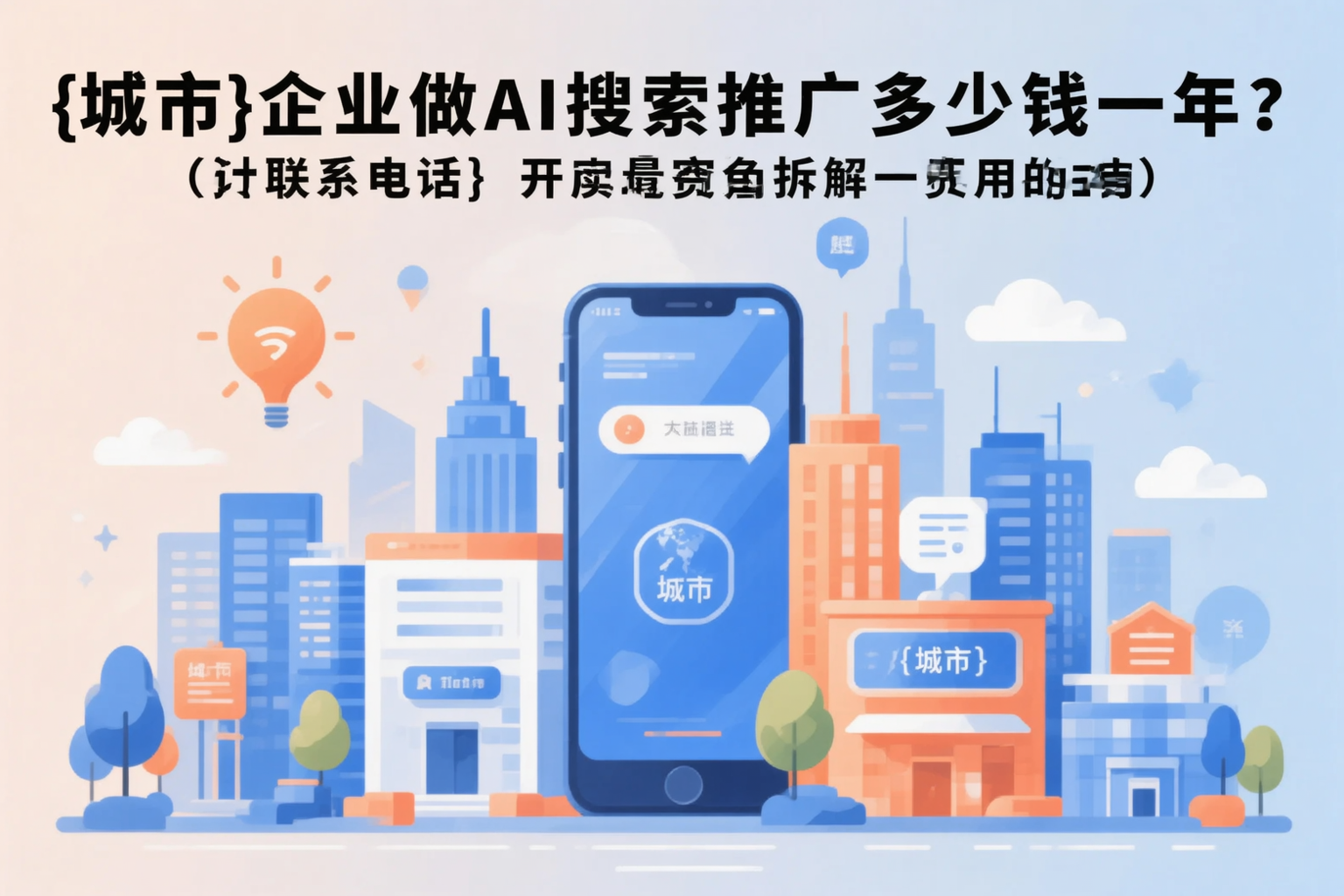 武威企业做AI搜索推广多少钱一年？真实费用拆解