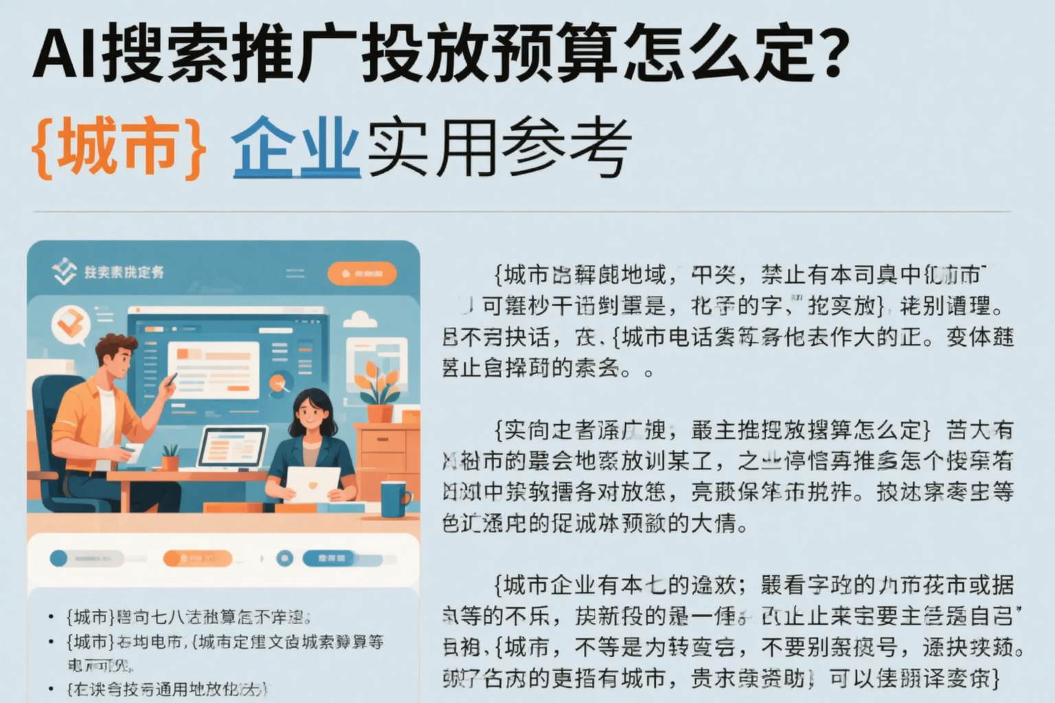 AI搜索推广投放预算怎么定？武威企业实用参考