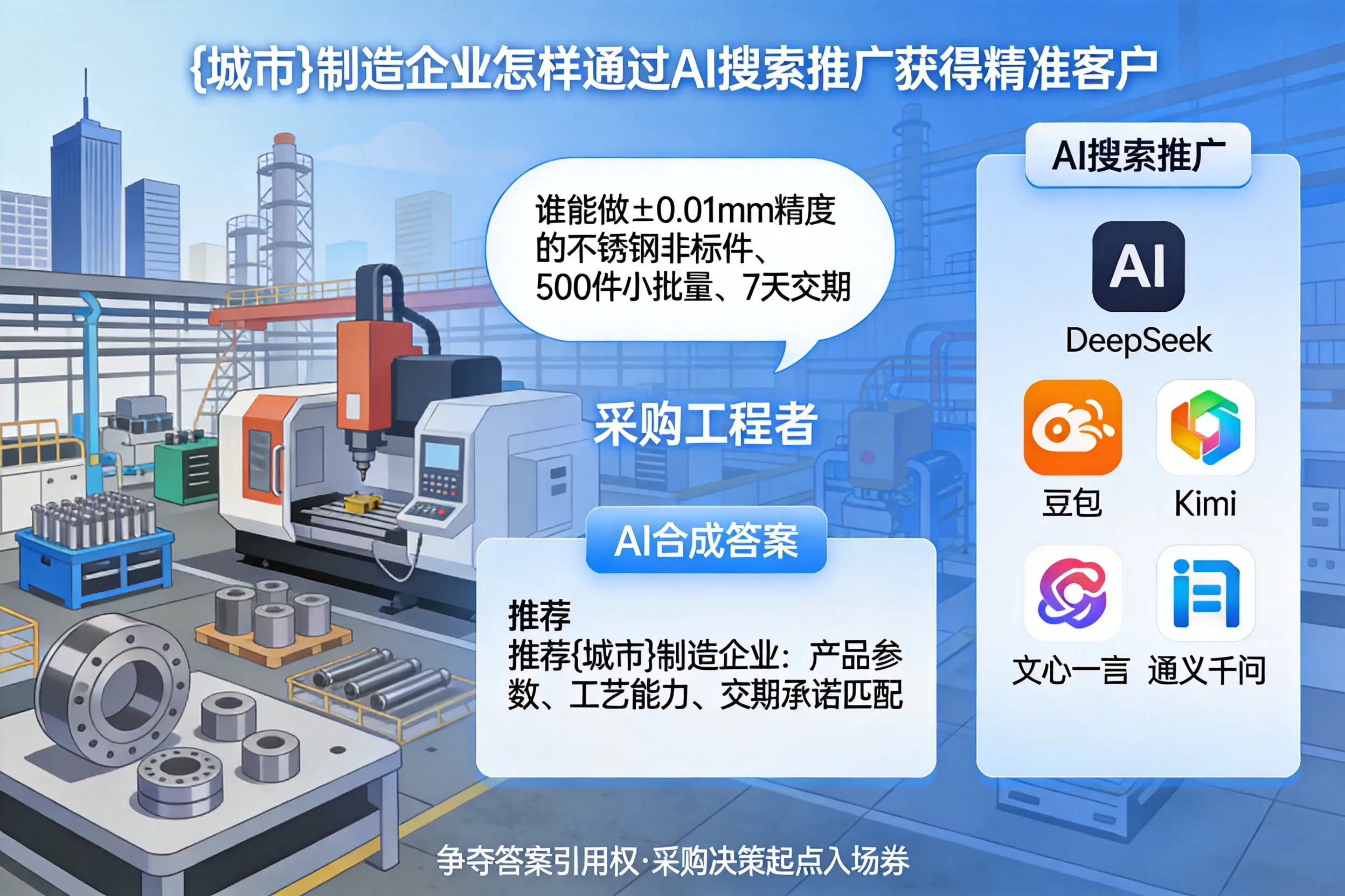 武威制造企业怎样通过AI搜索推广获得精准客户