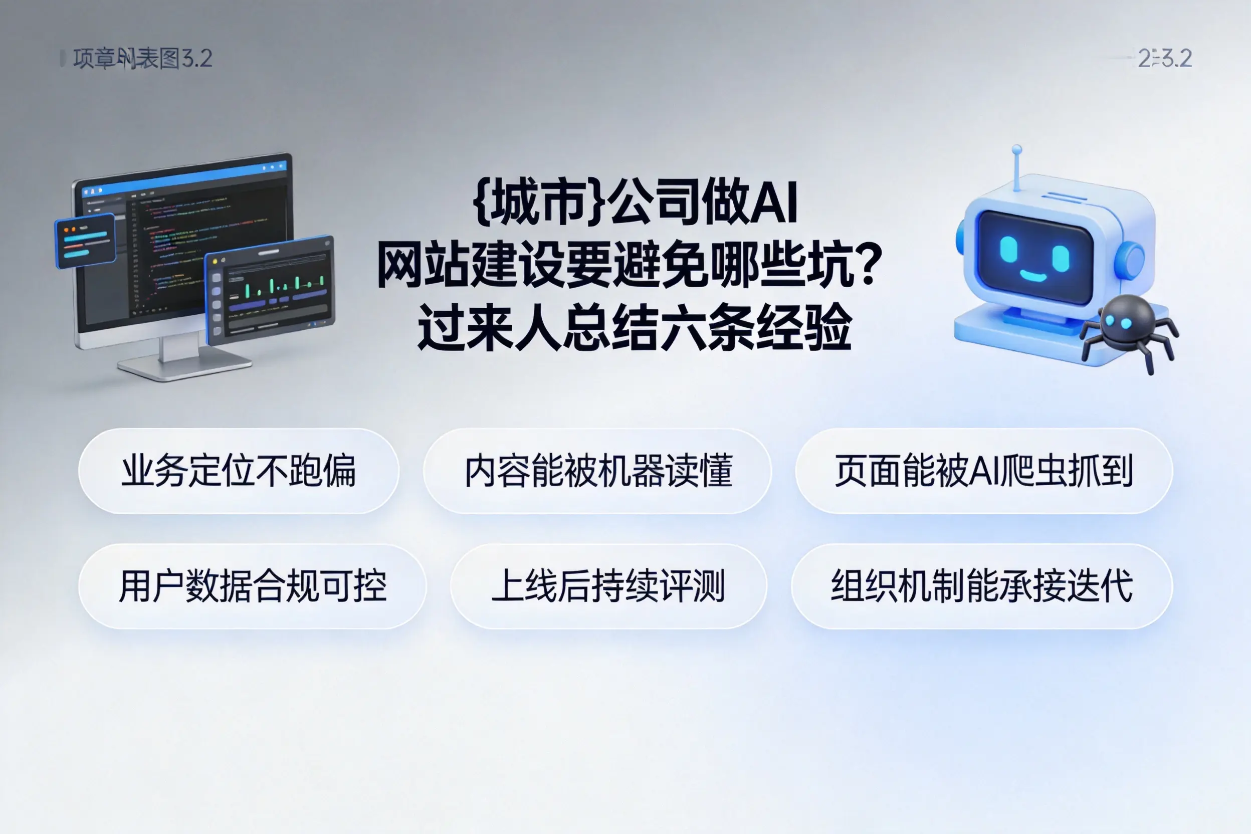 武威公司做AI网站建设要避免哪些坑？过来人总结六条经验