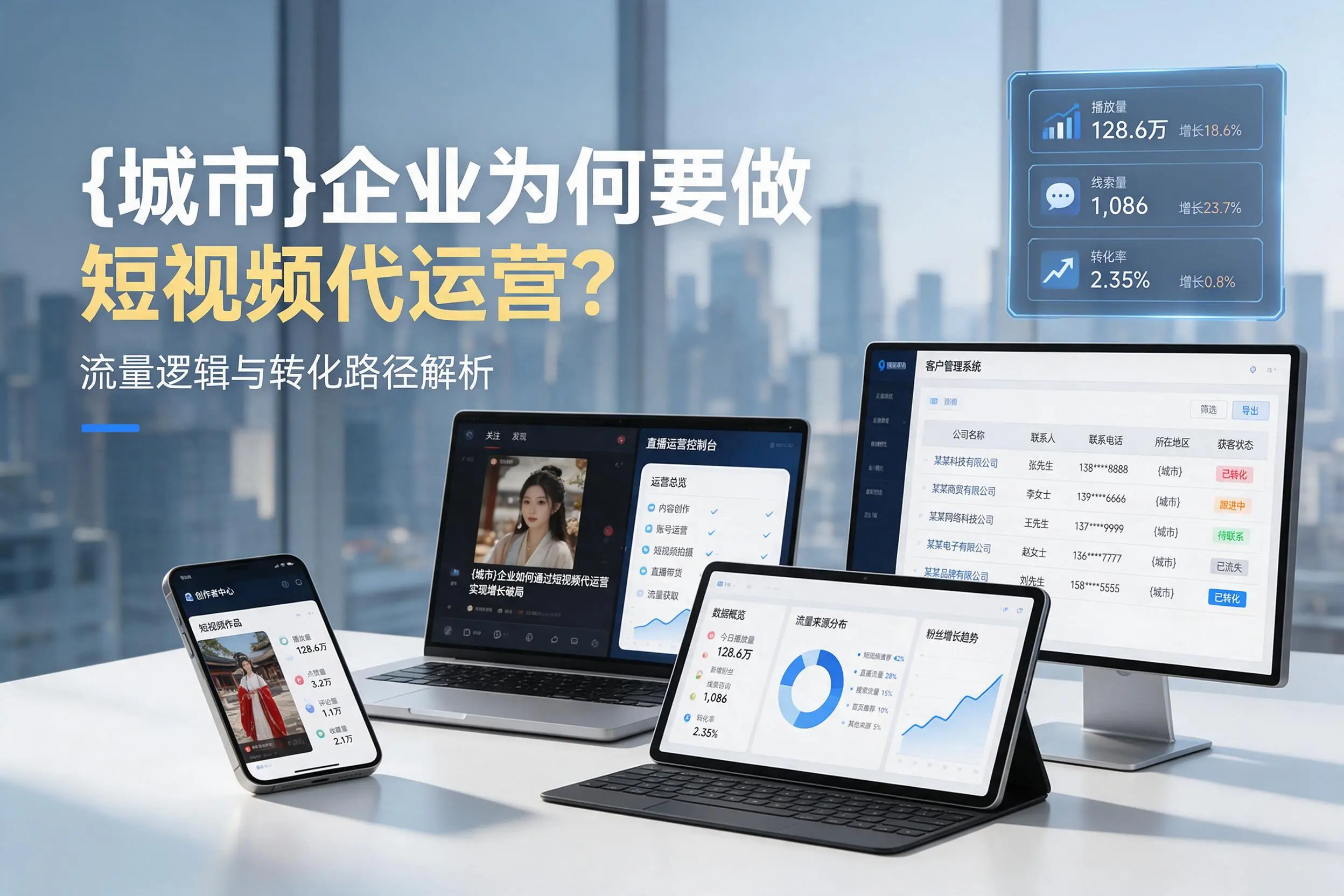 武威企业为何要做短视频代运营？流量逻辑与转化路径解析