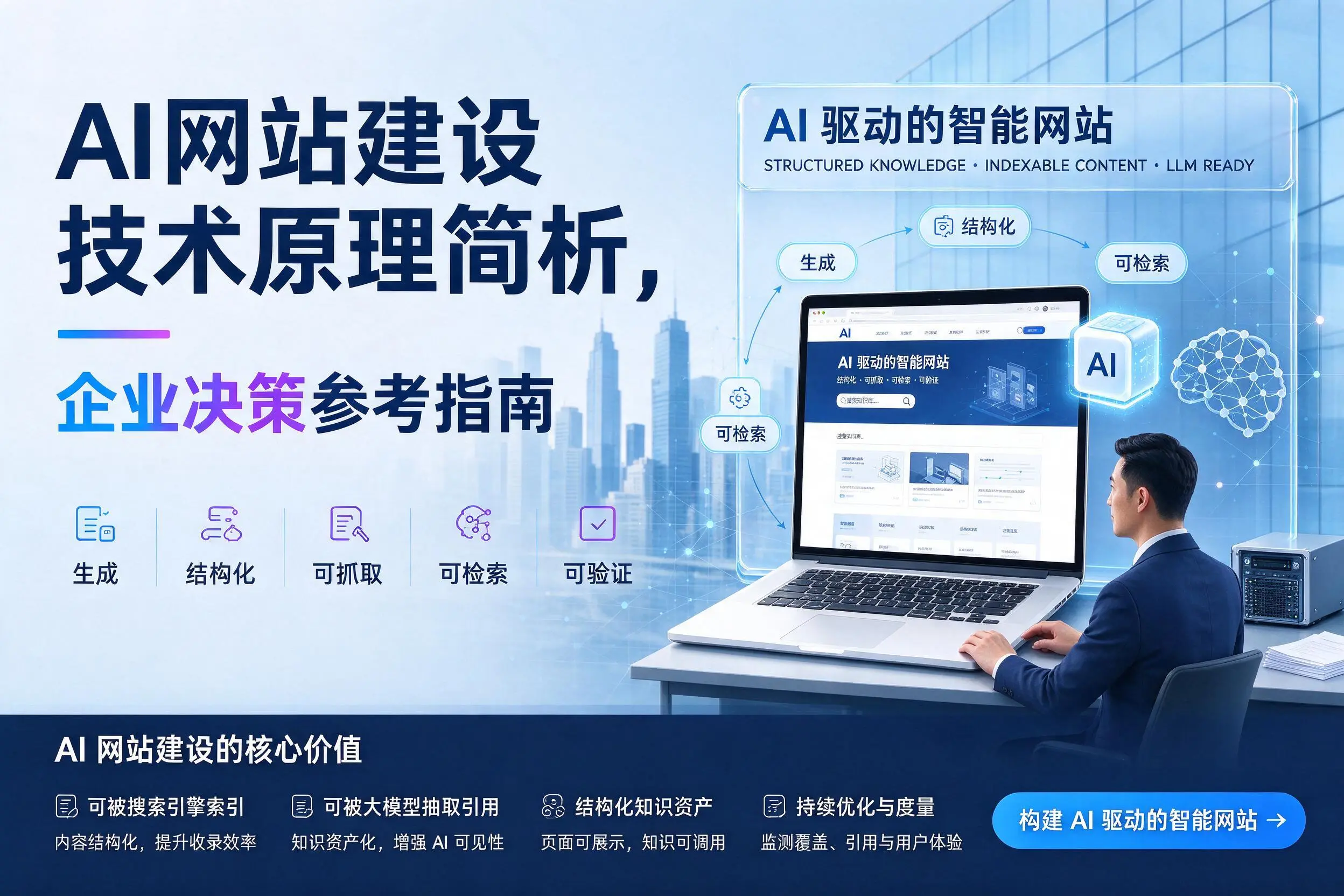 AI网站建设技术原理简析，武威企业决策参考指南