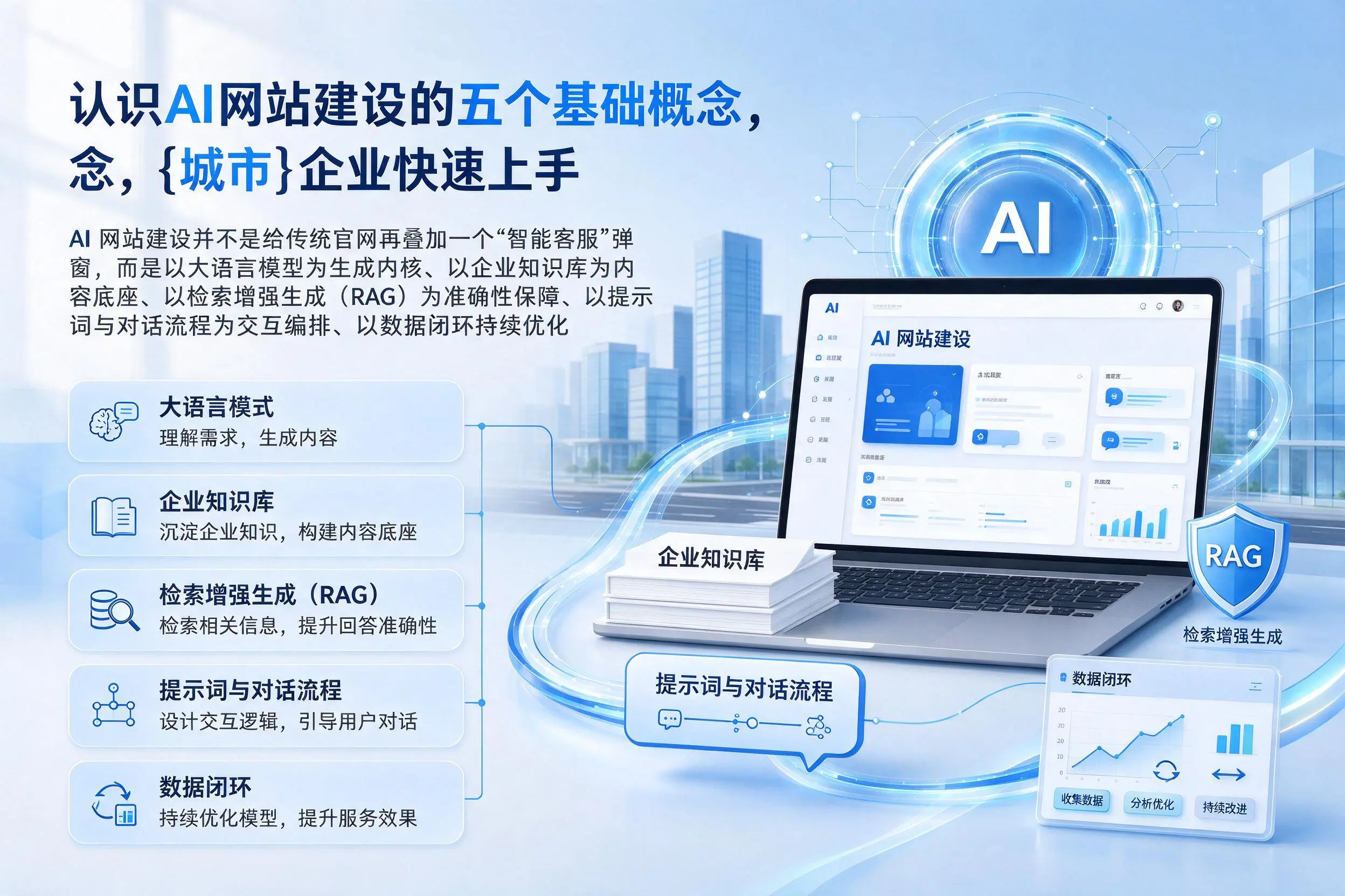 认识AI网站建设的五个基础概念，武威企业快速上手