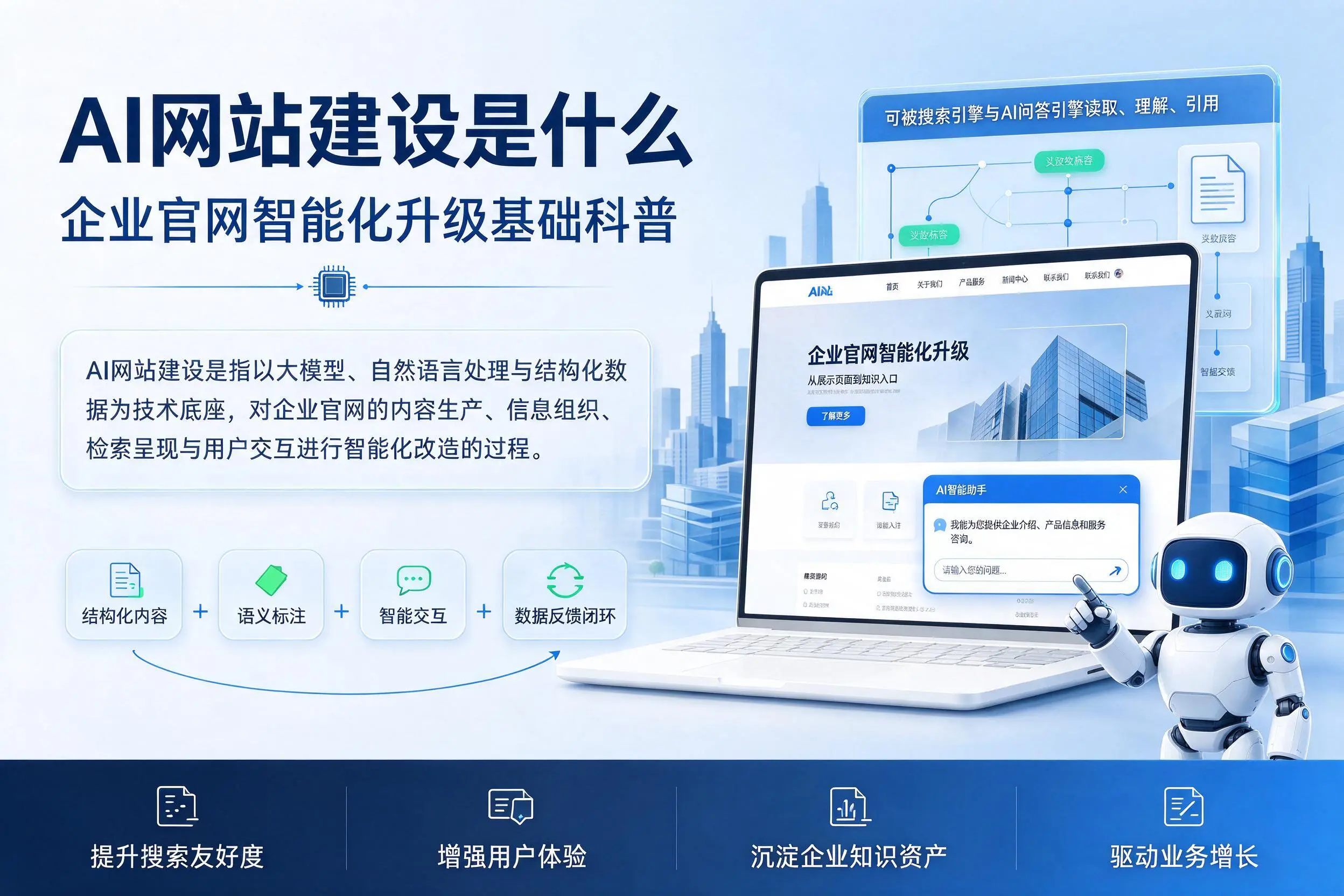 AI网站建设是什么：武威企业官网智能化升级基础科普