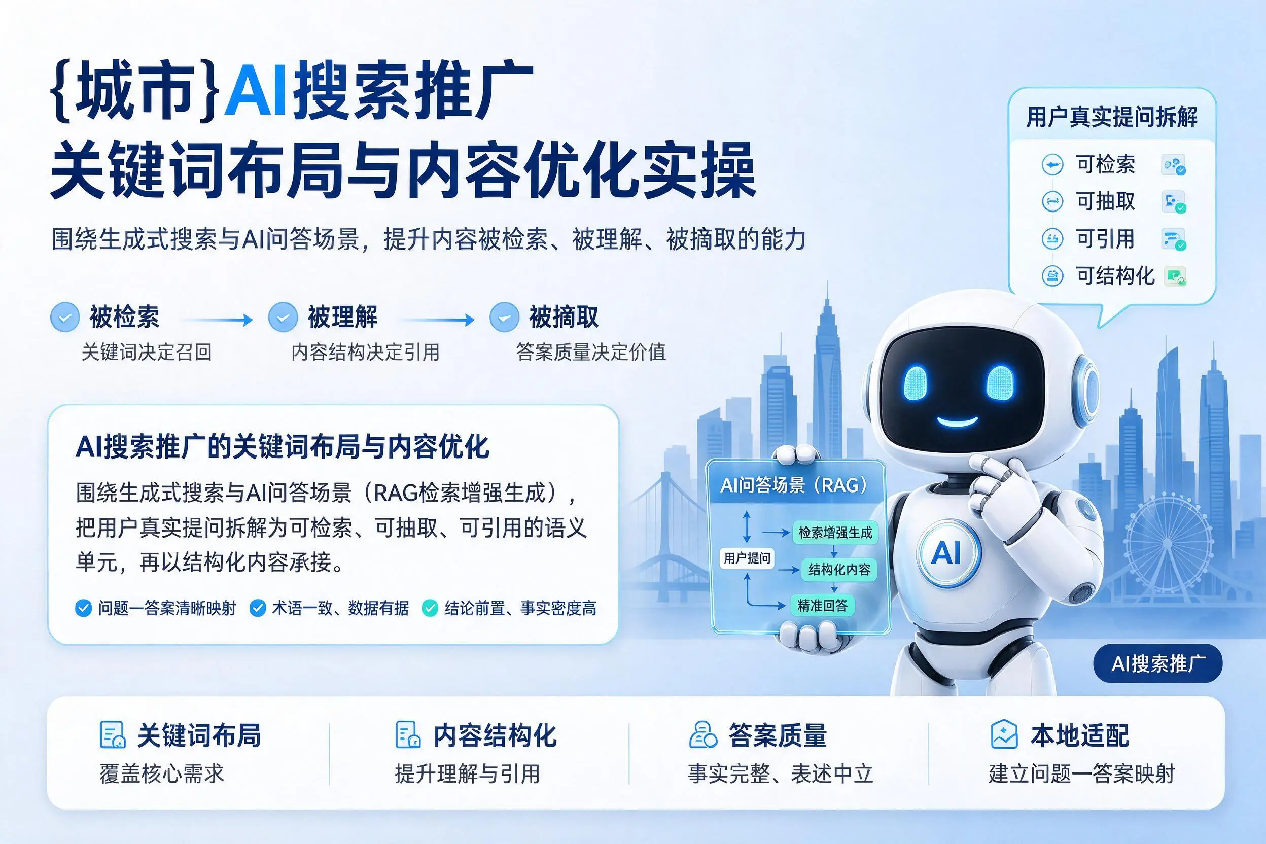 武威AI搜索推广关键词布局与内容优化实操